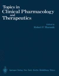 bokomslag Topics in Clinical Pharmacology and Therapeutics