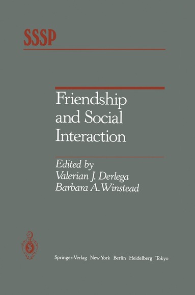 bokomslag Friendship and Social Interaction