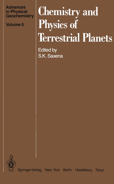 bokomslag Chemistry and Physics of Terrestrial Planets