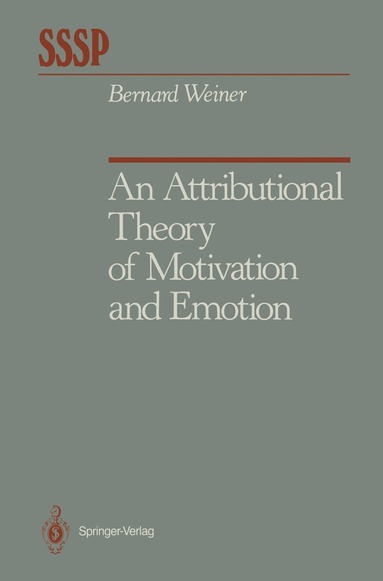 Bernard Weiner - Attributional Theory of Motivation and Emotion, Häftad
