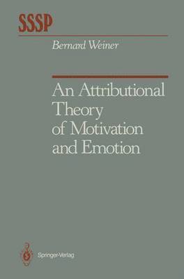 bokomslag An Attributional Theory of Motivation and Emotion