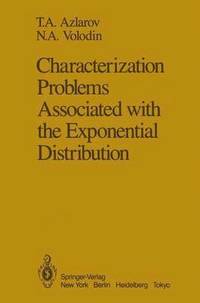 bokomslag Characterization Problems Associated with the Exponential Distribution