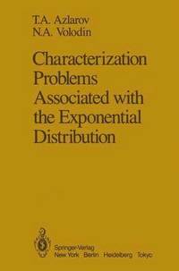 bokomslag Characterization Problems Associated with the Exponential Distribution