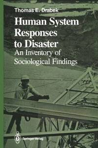 bokomslag Human System Responses to Disaster