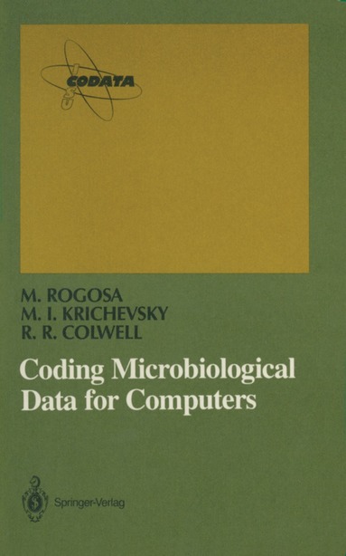 bokomslag Coding Microbiological Data for Computers