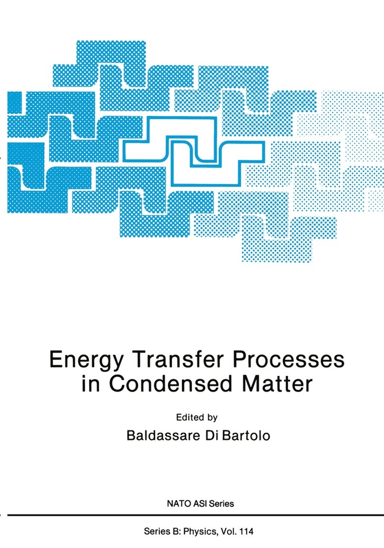 Baldassare Dibartolo - Energy Transfer Processes in Condensed Matter, Häftad