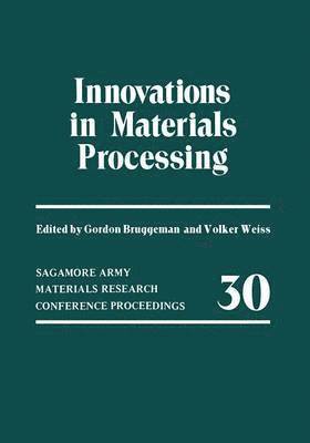 bokomslag Innovations in Materials Processing