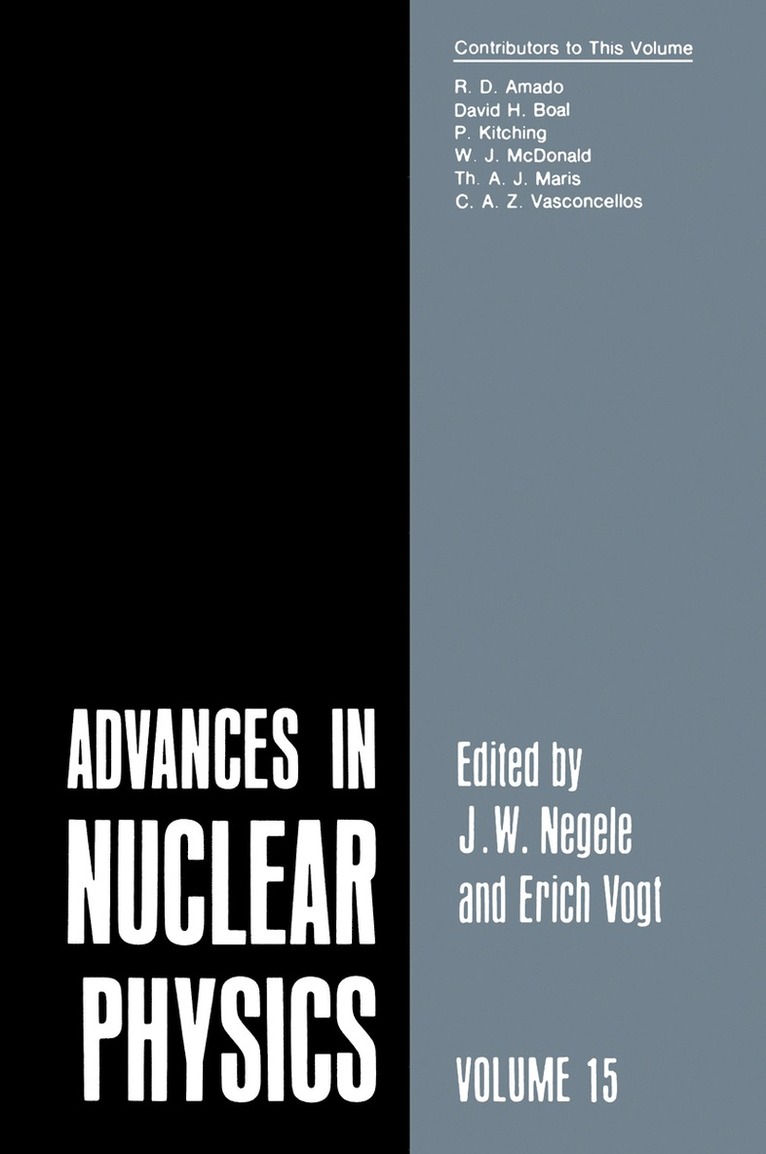 Advances in Nuclear Physics 1