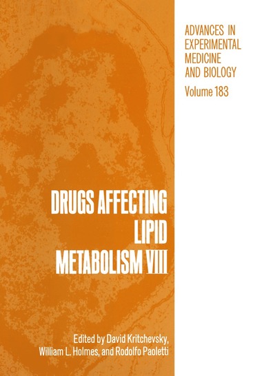 bokomslag Drugs Affecting Lipid Metabolism VIII