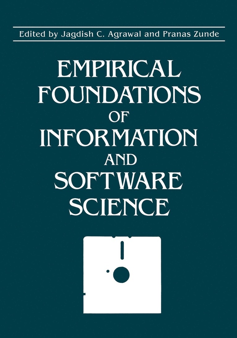 Jagdish C. Agrawal, Jagdish C. Agrawal - Impirical Foundations of Information and Software Science, Häftad