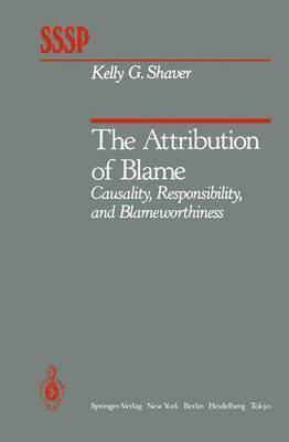 K.G. Shaver, K. G. Shaver, Kelly Shaver - Attribution of Blame, Häftad