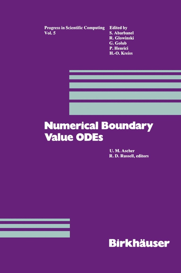 Numerical Boundary Value ODEs 1