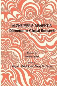 bokomslag Alzheimer's Dementia