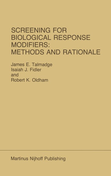 bokomslag Screening for Biological Response Modifiers: Methods and Rationale