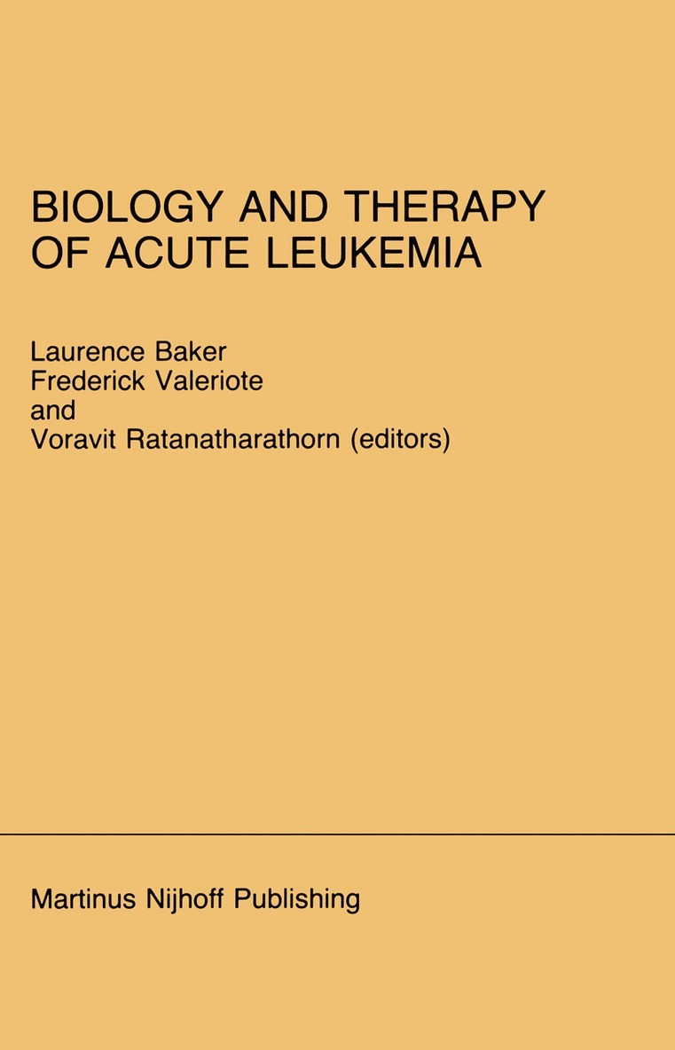 Biology and Therapy of Acute Leukemia 1