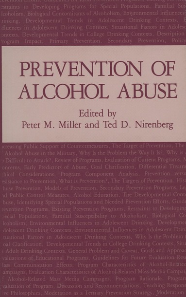 Peter M. Miller, Ted D. Nirenberg - Prevention of Alcohol Abuse, Häftad