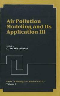 bokomslag Air Pollution Modeling and Its Application III