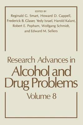 bokomslag Research Advances in Alcohol and Drug Problems