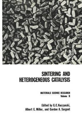 G. Kuczynski - Sintering and Heterogeneous Catalysis, Häftad