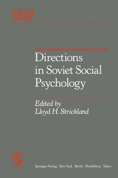 L. H. Strickland - Directions in Soviet Social Psychology, Häftad
