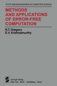 bokomslag Methods and Applications of Error-Free Computation