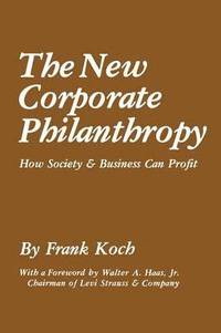 bokomslag New Corporate Philanthropy