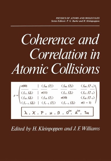 bokomslag Coherence and Correlation in Atomic Collisions