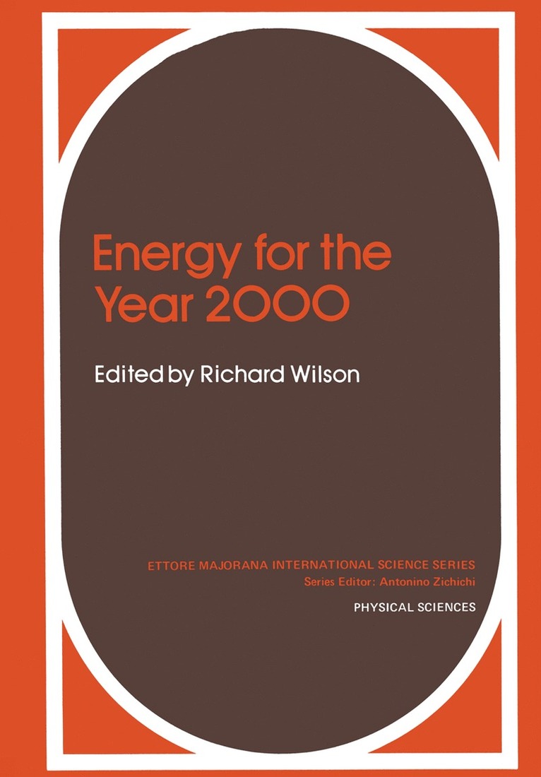 Richard Wilson - Energy for the Year 2000, Häftad