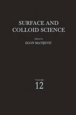 bokomslag Surface and Colloid Science