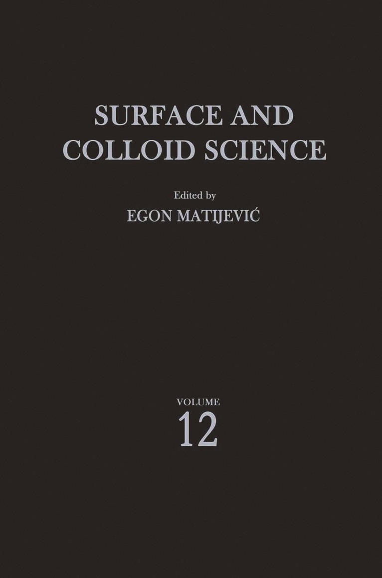 Surface and Colloid Science 1