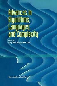 bokomslag Advances in Algorithms, Languages, and Complexity