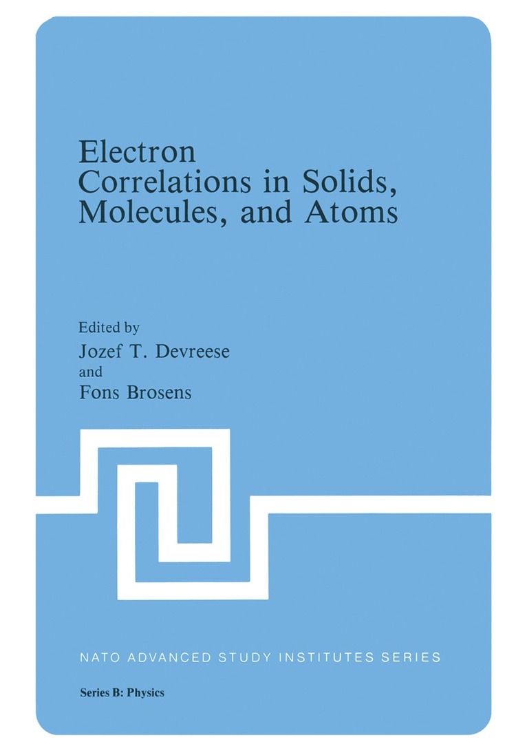 Electron Correlations in Solids, Molecules, and Atoms 1