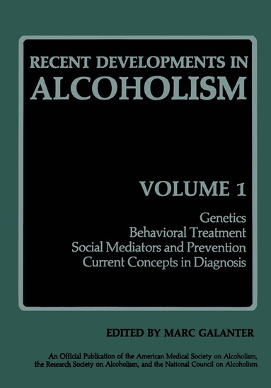 bokomslag Recent Developments in Alcoholism