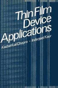 bokomslag Thin Film Device Applications