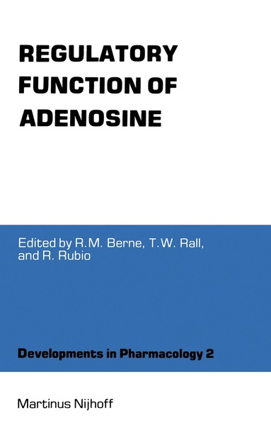 bokomslag Regulatory Function of Adenosine