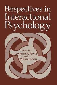 bokomslag Perspectives in Interactional Psychology