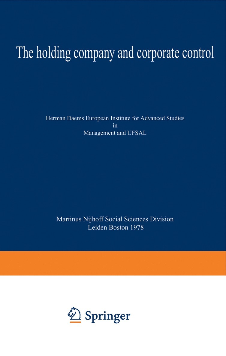 holding company and corporate control 1