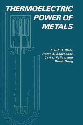 bokomslag Thermoelectric Power of Metals