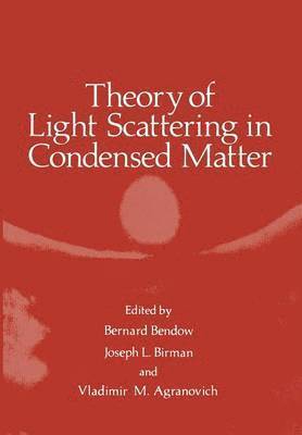 Theory of Light Scattering in Condensed Matter 1