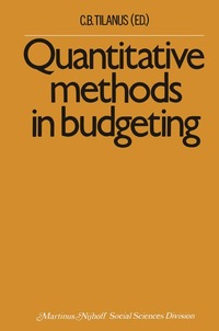 bokomslag Quantitative methods in budgeting