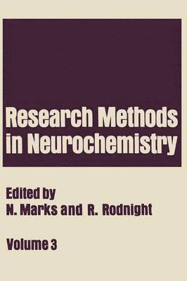 bokomslag Research Methods in Neurochemistry