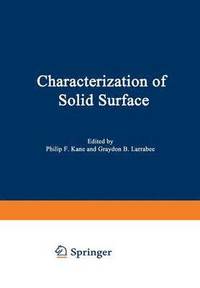 bokomslag Characterization of Solid Surfaces