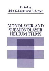bokomslag Monolayer and Submonolayer Helium Films