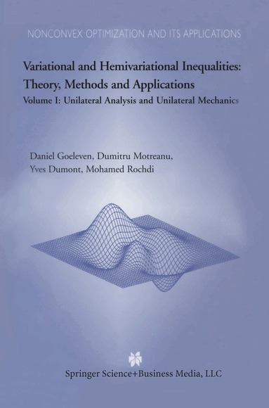 D. Goeleven, Dumitru Motreanu, Y. Dumont, M. Rochdi - Variational and Hemivariational Inequalities Theory, Methods and Applications, Häftad