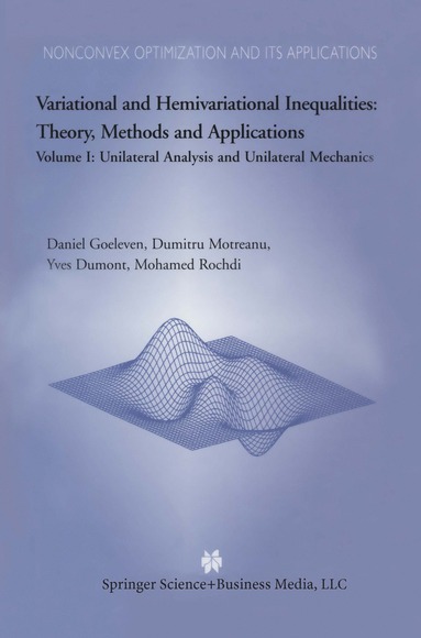 bokomslag Variational and Hemivariational Inequalities Theory, Methods and Applications