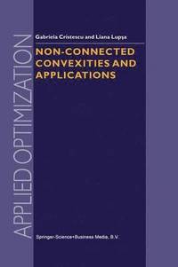 bokomslag Non-Connected Convexities and Applications