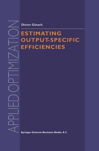 bokomslag Estimating Output-Specific Efficiencies