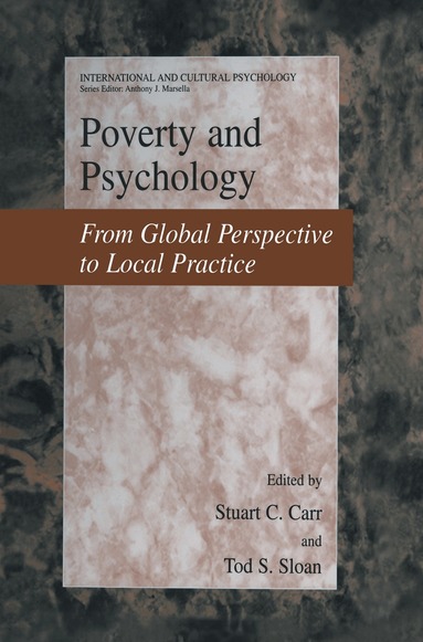 Stuart C. Carr, Tod S. Sloan - Poverty and Psychology, Häftad