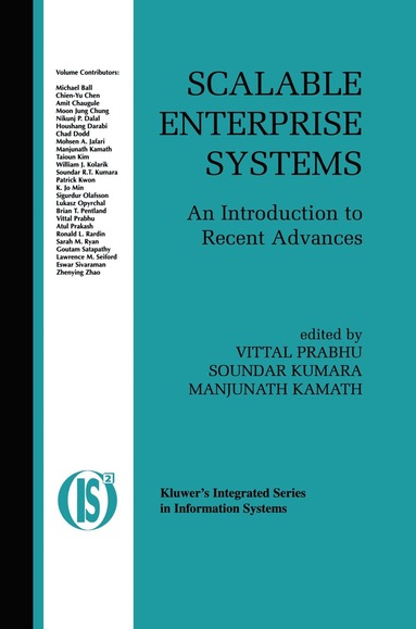 Vittal Prabhu, Soundar Kumara, Manjunath Kamath - Scalable Enterprise Systems, Häftad