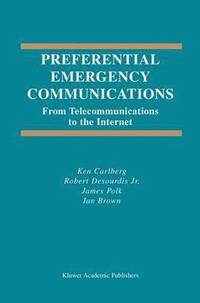bokomslag Preferential Emergency Communications